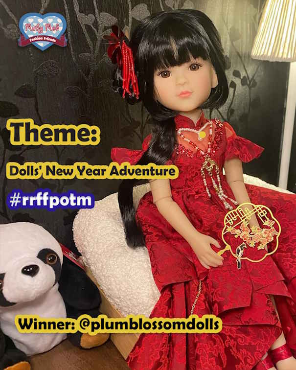 Ruby Red Fashion Friends Dolls - Photo of the month winner - Jan 2025